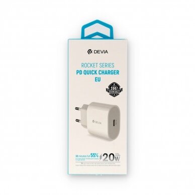 Įkroviklis buitinis ROCKET PD 20W DEVIA 2