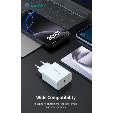 Įkroviklis buitinis ROCKET PD Type-C 45W DEVIA 7