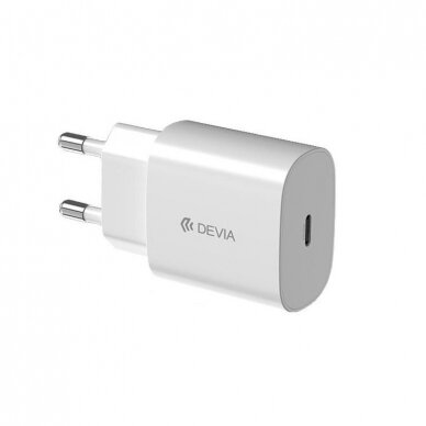 Įkroviklis buitinis Type-C to Type-C SMART PD QUICK 25W DEVIA