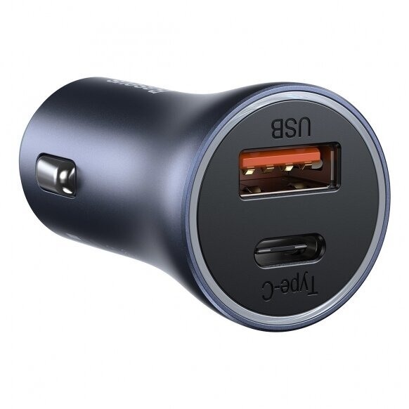 Įkroviklis auto USB+TYPE-C PD 40W BASEUS CCJD-0G grey 2
