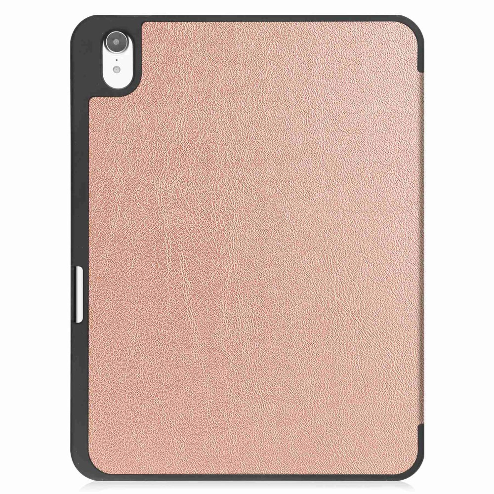 iPad 2025 (11th Gen) / iPad 10.9 2022 (10th Gen) gold silikoninis S PEN TRIFOLD dėklas 2