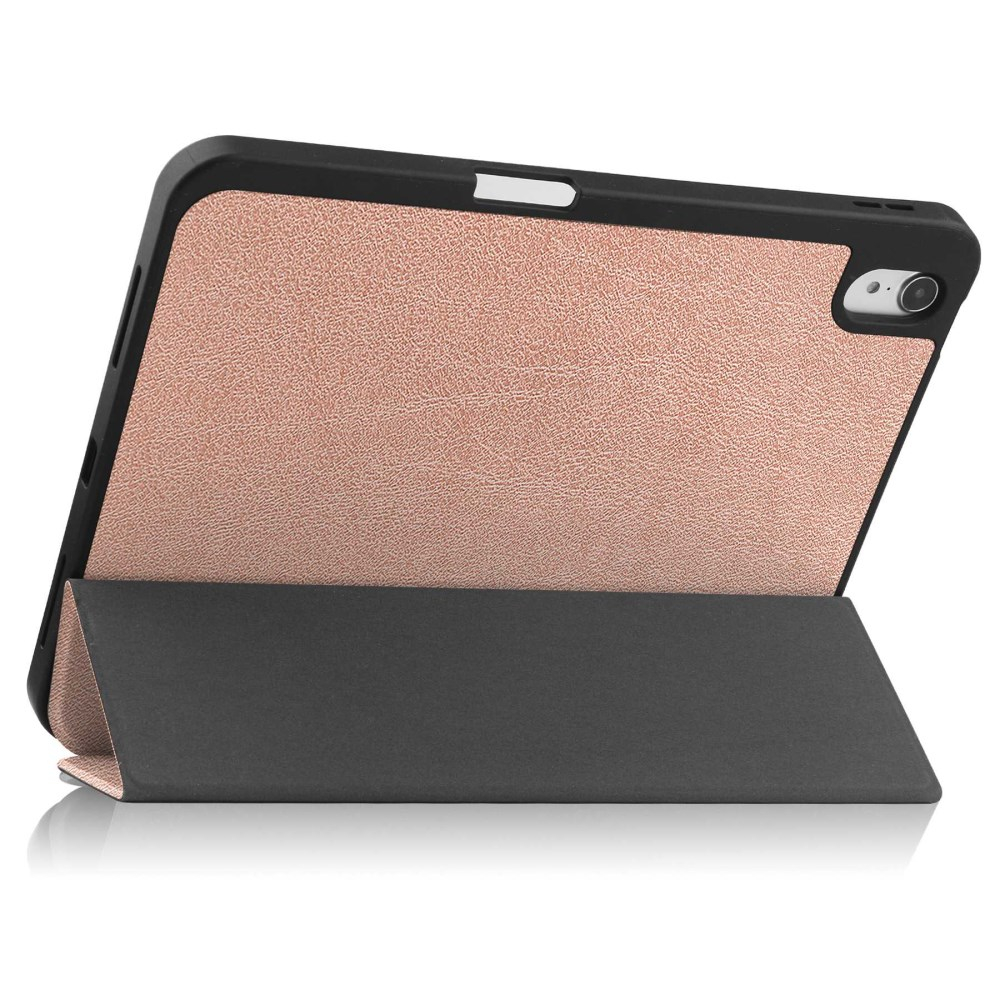 iPad 2025 (11th Gen) / iPad 10.9 2022 (10th Gen) gold silikoninis S PEN TRIFOLD dėklas 8