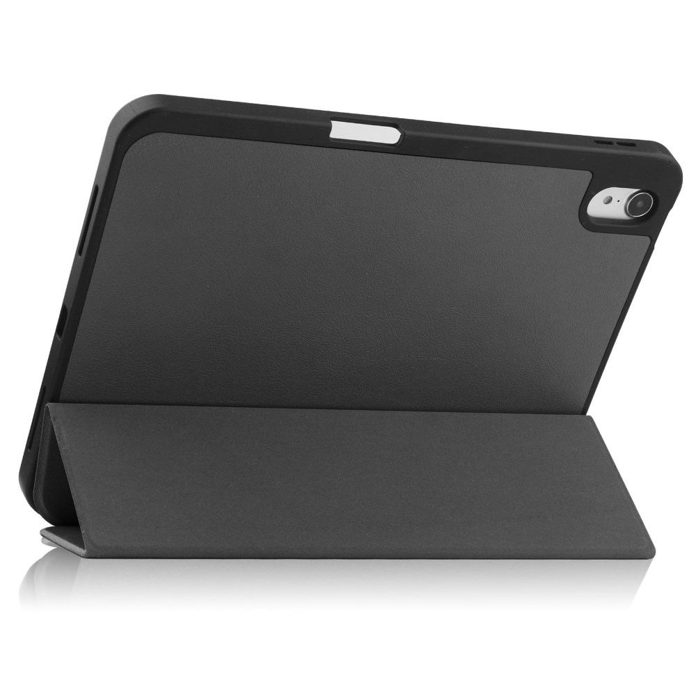 iPad 2025 (11th gen) / iPad 10.9 2022 (10th gen) black silikoninis S PEN TRIFOLD dėklas 8