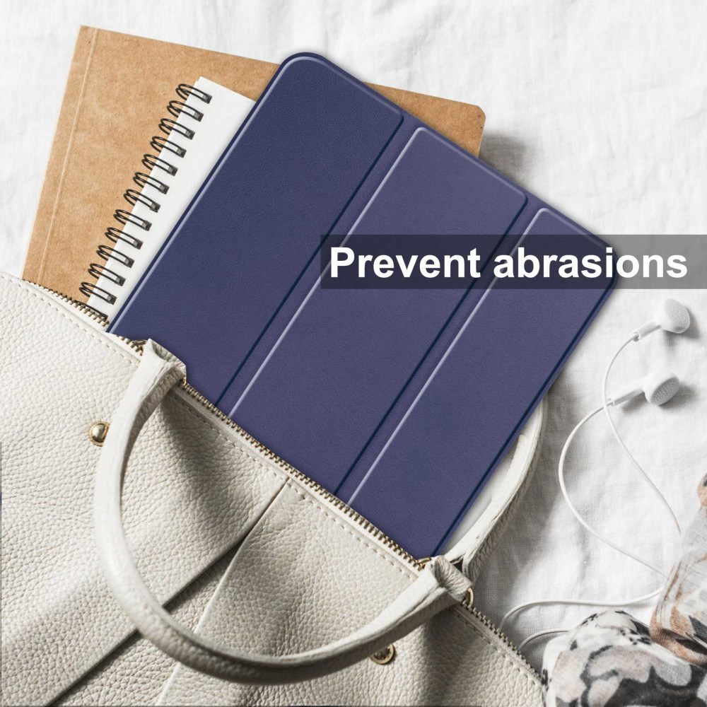 iPad 2025 (11th Gen) / iPad 10.9 2022 (10th Gen) blue silikoninis S PEN TRIFOLD dėklas 1