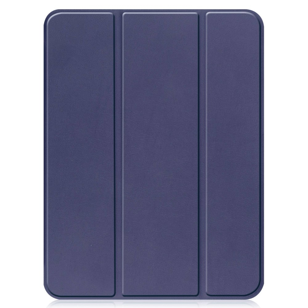 iPad 2025 (11th Gen) / iPad 10.9 2022 (10th Gen) blue silikoninis S PEN TRIFOLD dėklas 3