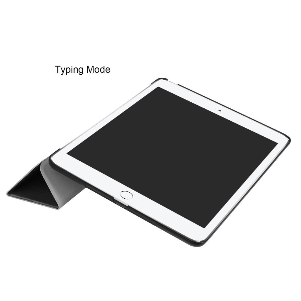 iPad 9.7 (5th / 6th Gen) juodas TRIFOLD dėklas 5