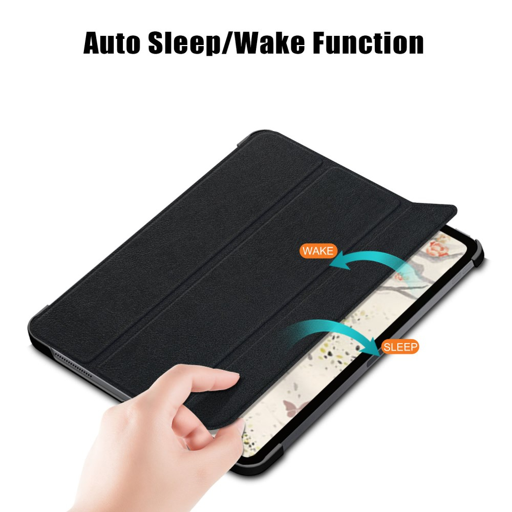 iPad Air (2020) juodas TRIFOLD dėklas 5