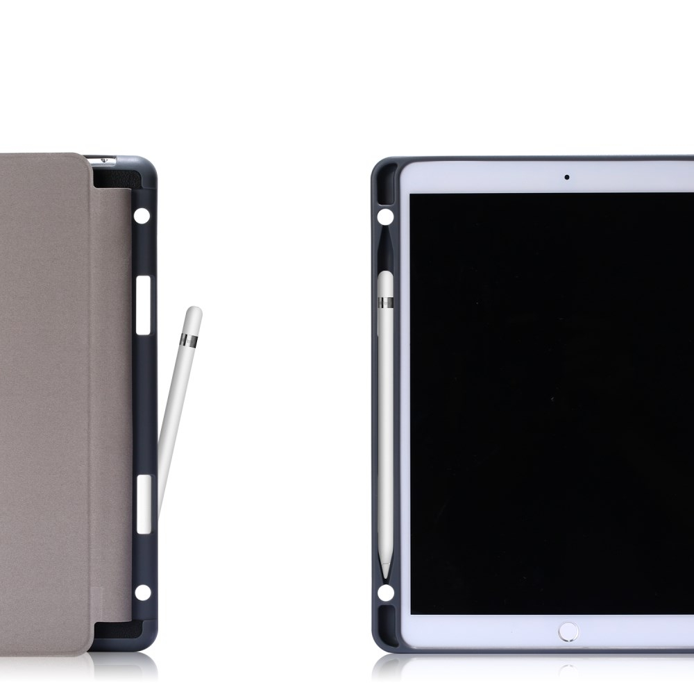 iPad Pro 10.5 (1st Gen) /iPad Air 10.5 (3rd Gen) juodas silikoninis S PEN TRIFOLD dėklas 1