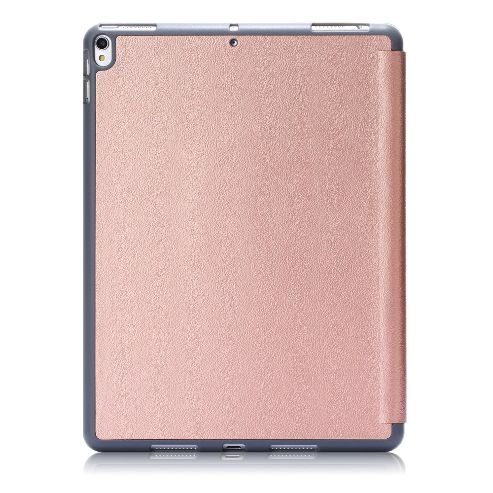 iPad Pro 10.5 (1st Gen) /iPad Air 10.5 (3rd Gen) rausvas silikoninis S PEN TRIFOLD dėklas 2