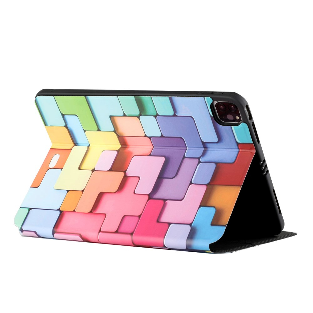iPad Air 11 2024 (6th Gen) / iPad Pro 11 (3rd, 4th Gen) / iPad Air 10.9 (4th, 5th Gen) Colorful Geometry BIFOLD dėklas 6