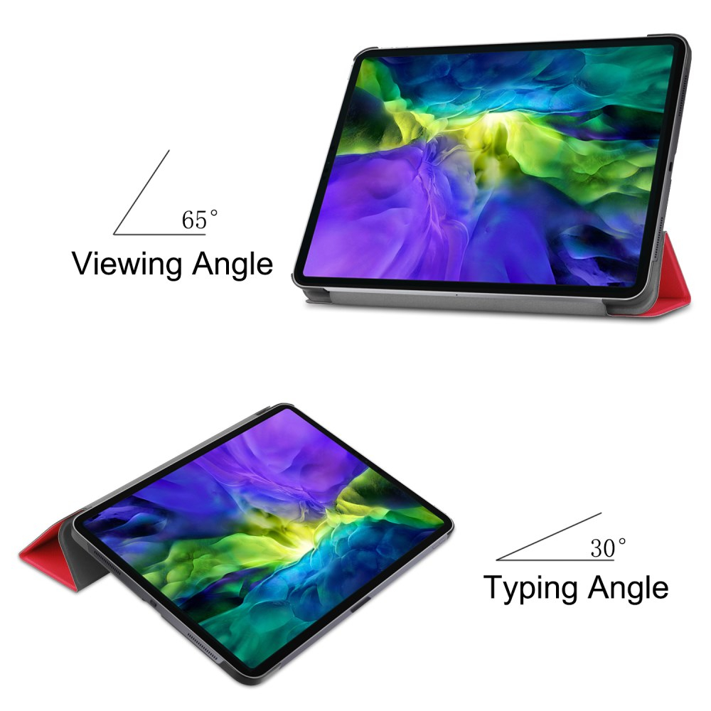 iPad Air 11 2024 (6th Gen) / iPad Pro 11 (3rd, 4th Gen) / iPad Air 10.9 (4th, 5th Gen) red TRIFOLD dėklas 4