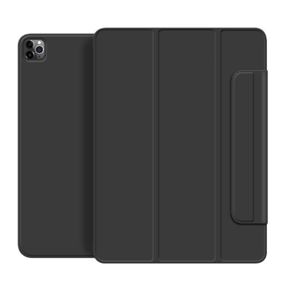 iPad Pro 12.9 (3rd / 4th / 5th / 6th Gen) / iPad Air 13 (2024) black TRIFOLD MAGNETIC dėklas