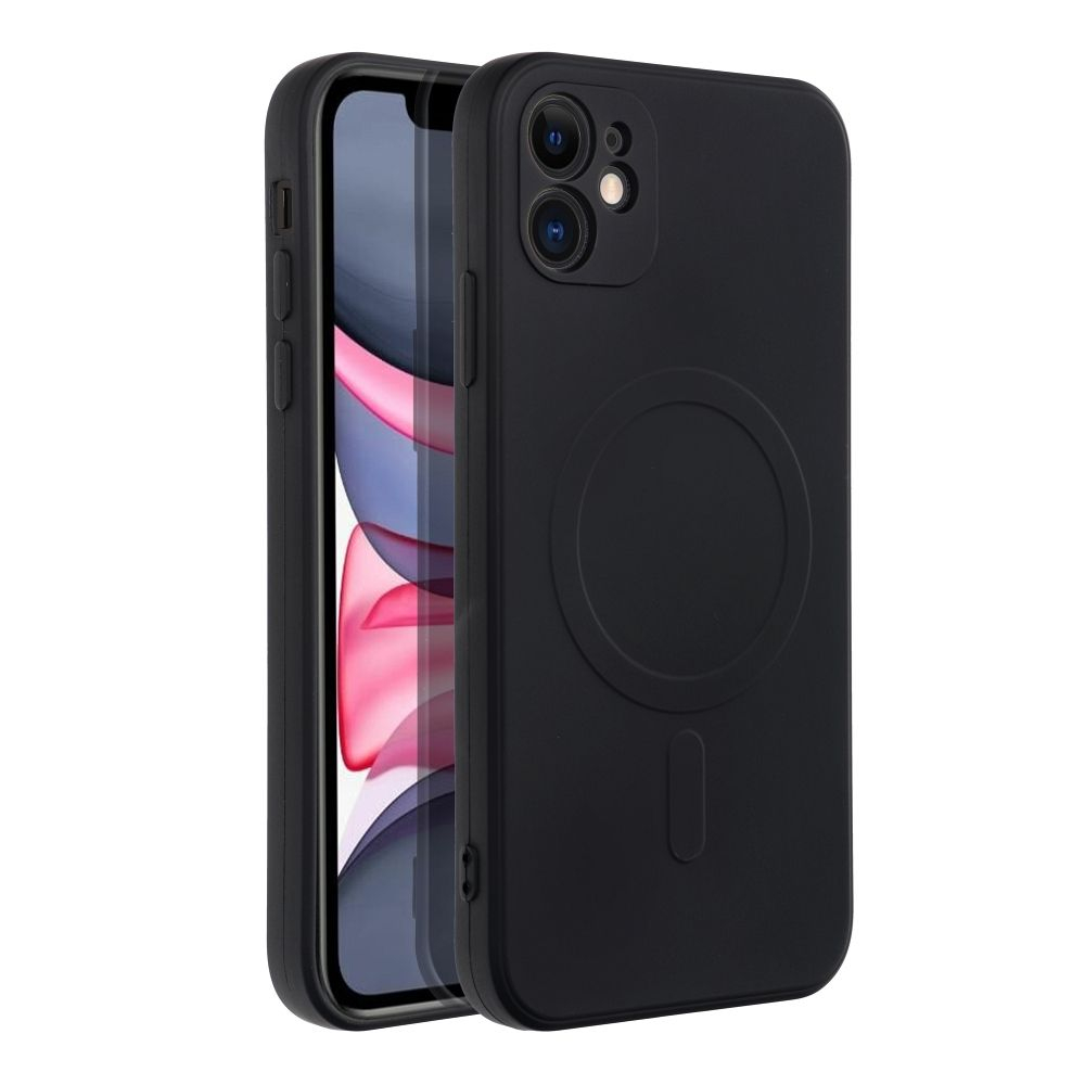 iPhone 11 black MagSilicone nugarėlė 5