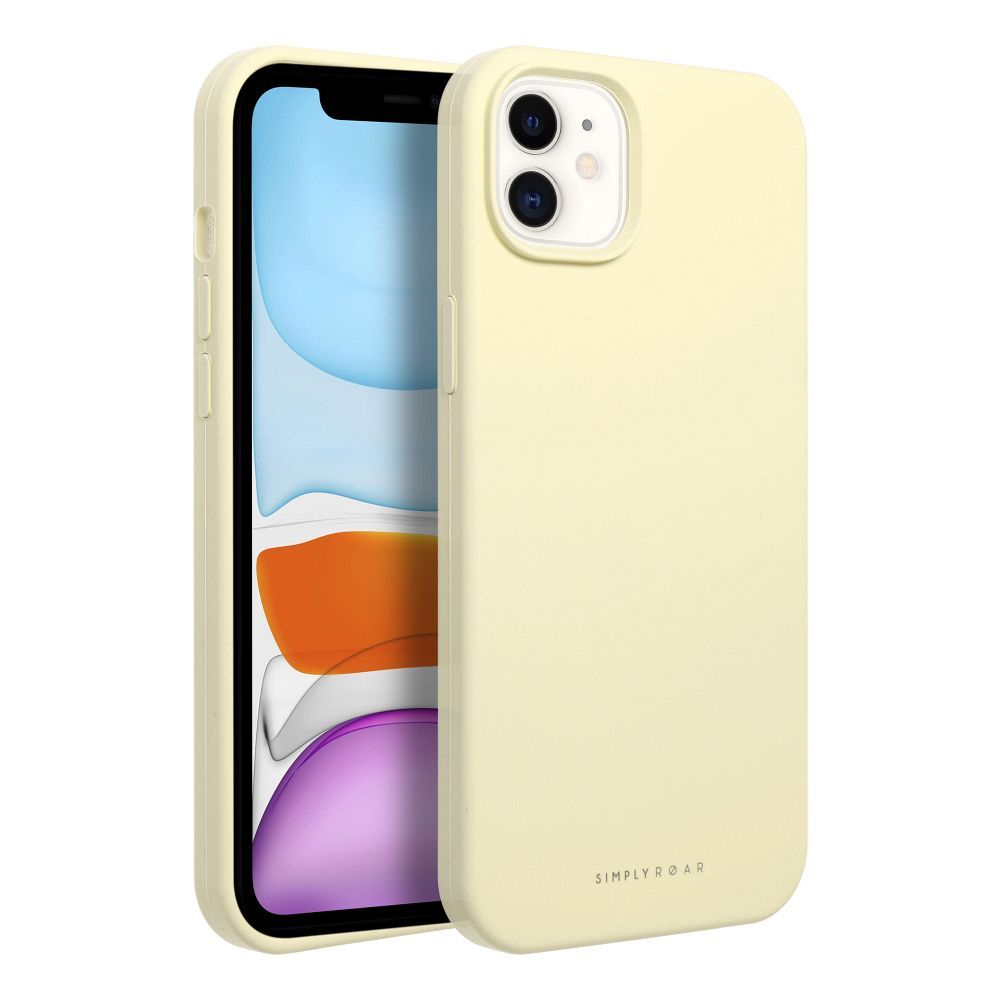 iPhone 11 Light yellow ROAR CLOUDSKIN nugarėlė 5