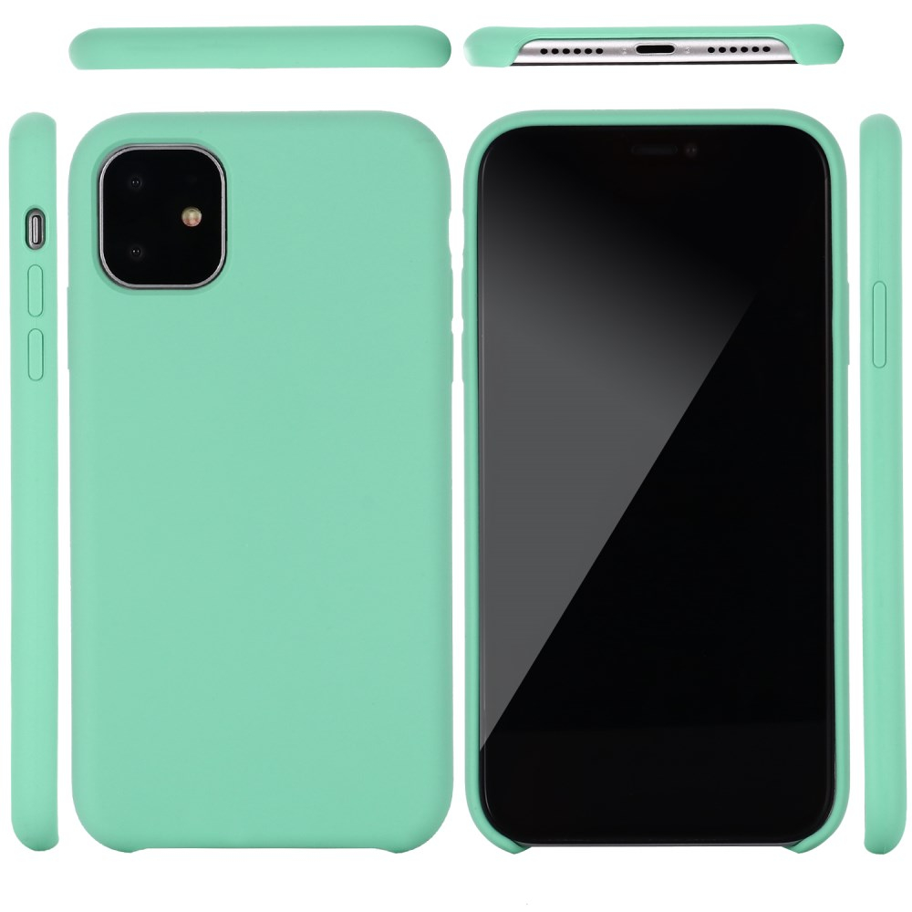 iPhone 11 mėtos spalvos SILICONE nugarėlė 5