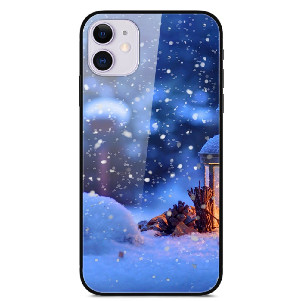 Iphone 11 picture glass nugarėlė White Snow