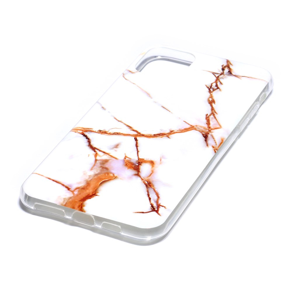 iPhone 11 Pro Max Tracy nugarėlė White&Brown Marble 1