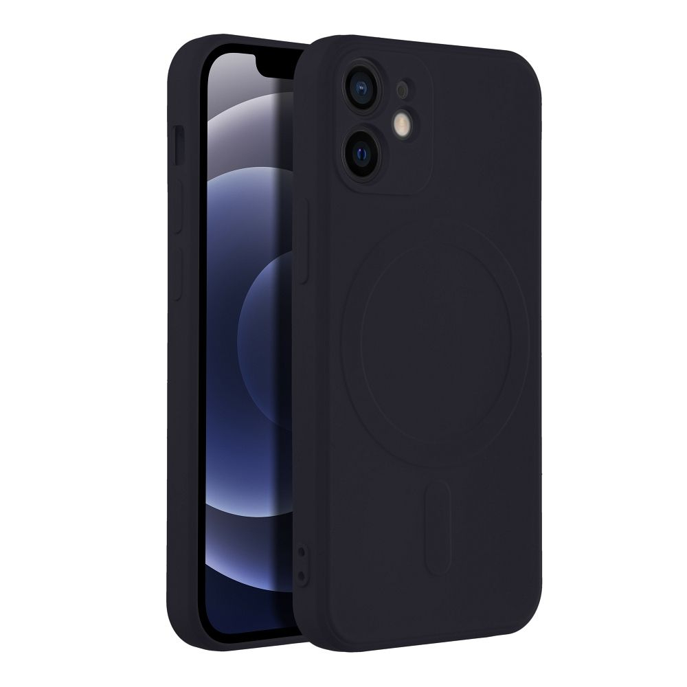 iPhone 12 MINI black MagSilicone nugarėlė 5