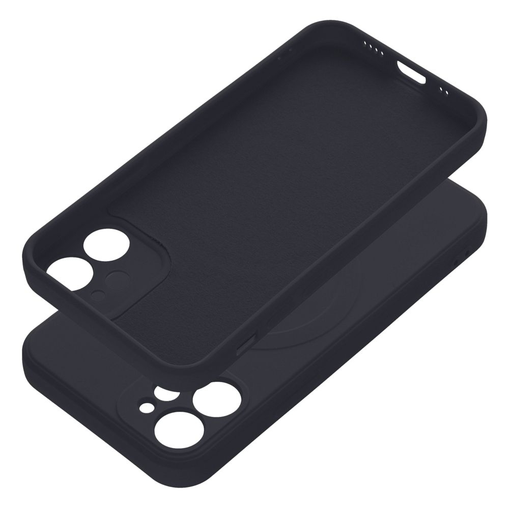 iPhone 12 MINI black MagSilicone nugarėlė 6