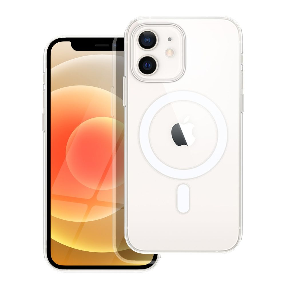 iPhone 12 MINI clear MagSilicone nugarėlė