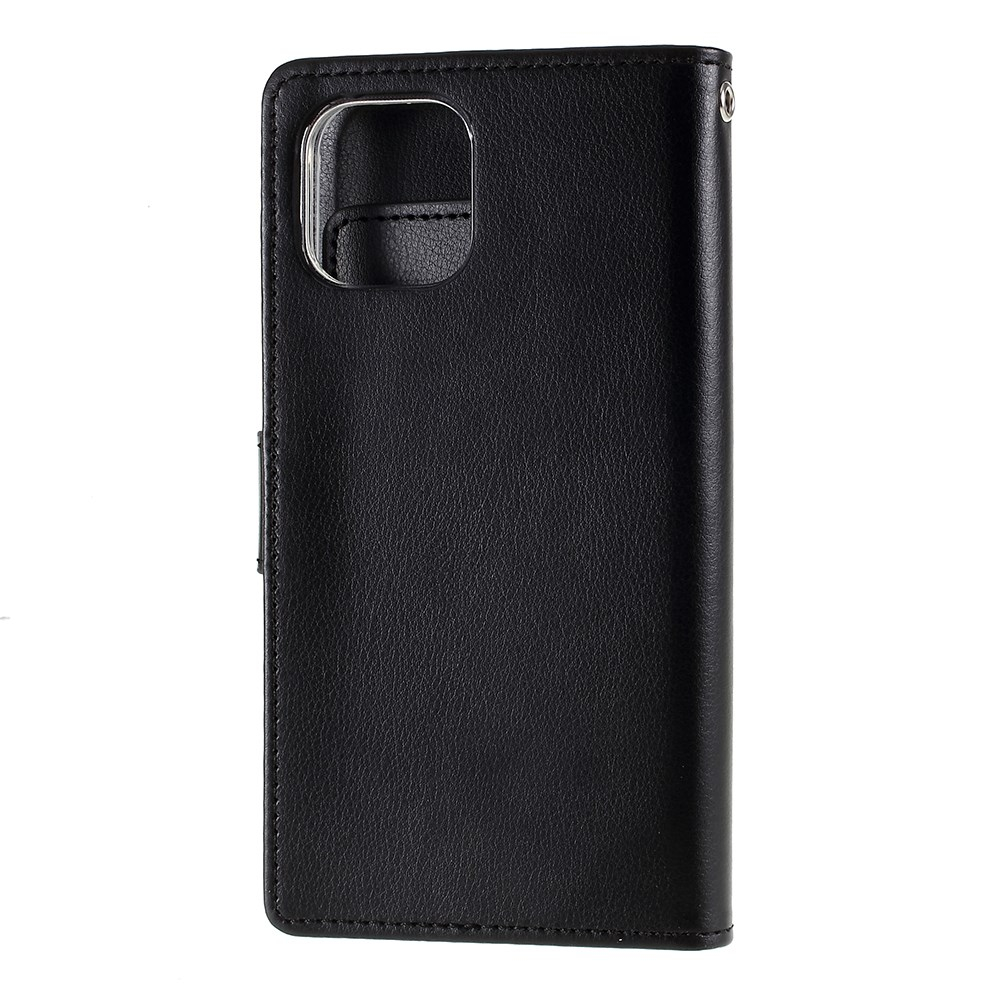 iPhone 12 PRO MAX juodas MERCURY RICH DIARY dėklas 2