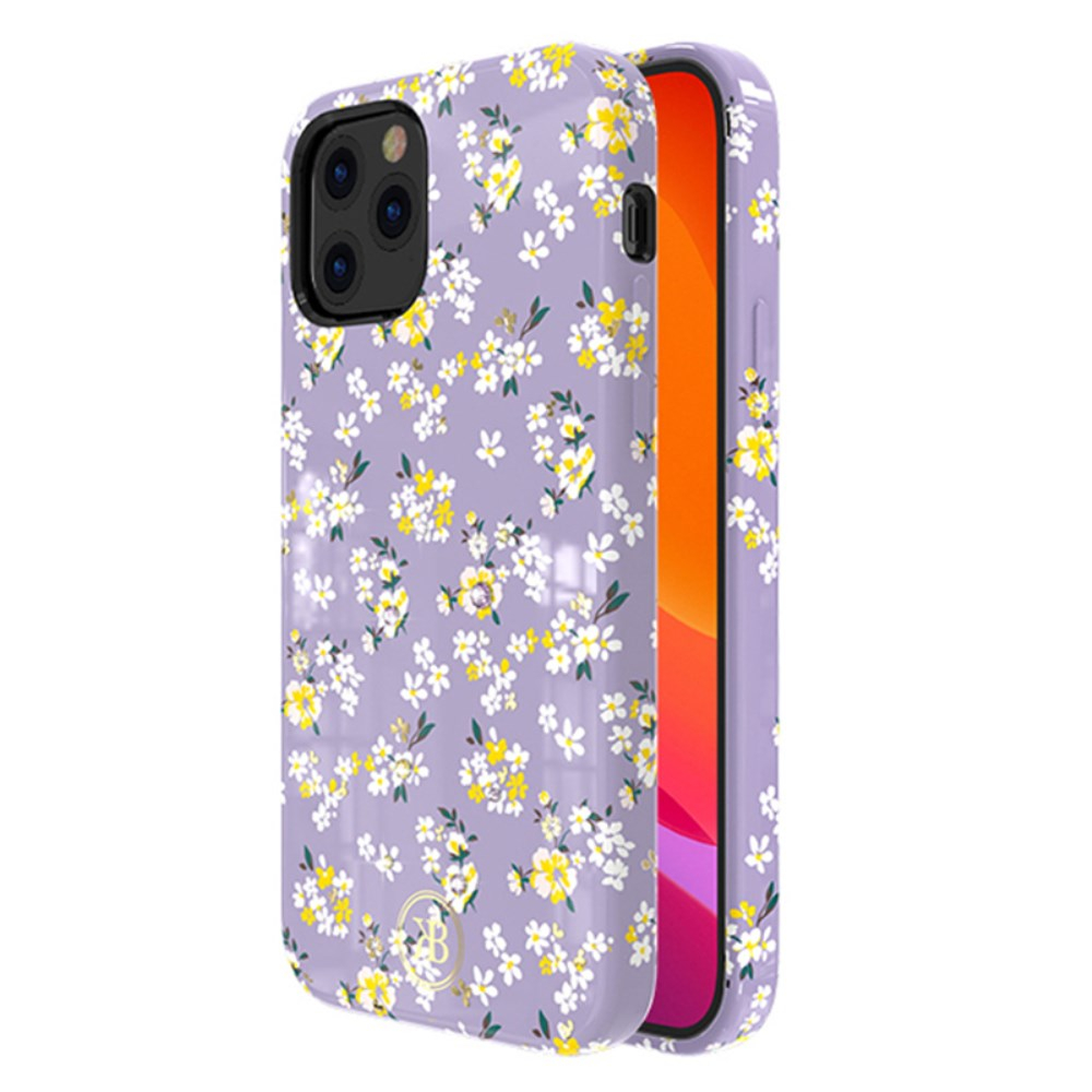 iPhone 12 PRO MAX KINGXBAR flower nugarėlė Purple/Yellow Flowers 1