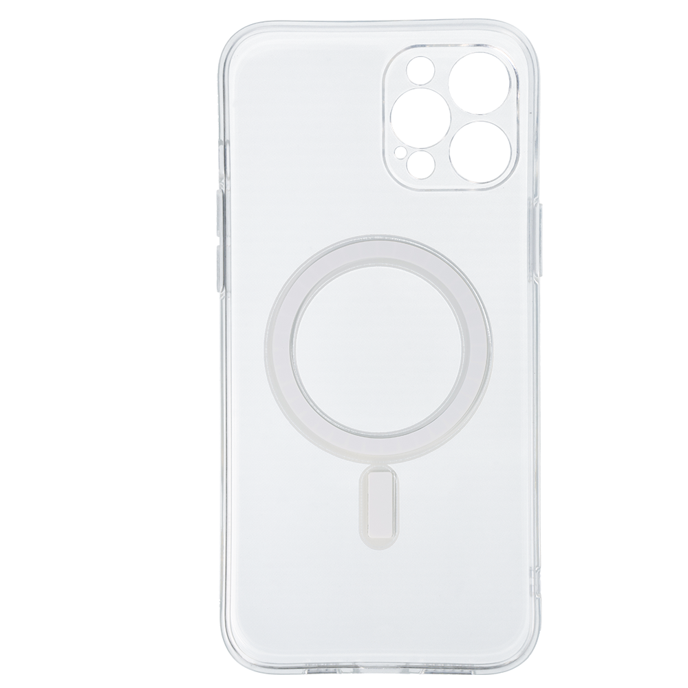 iPhone 12 PRO MAX raudona MagSilicone nugarėlė 2