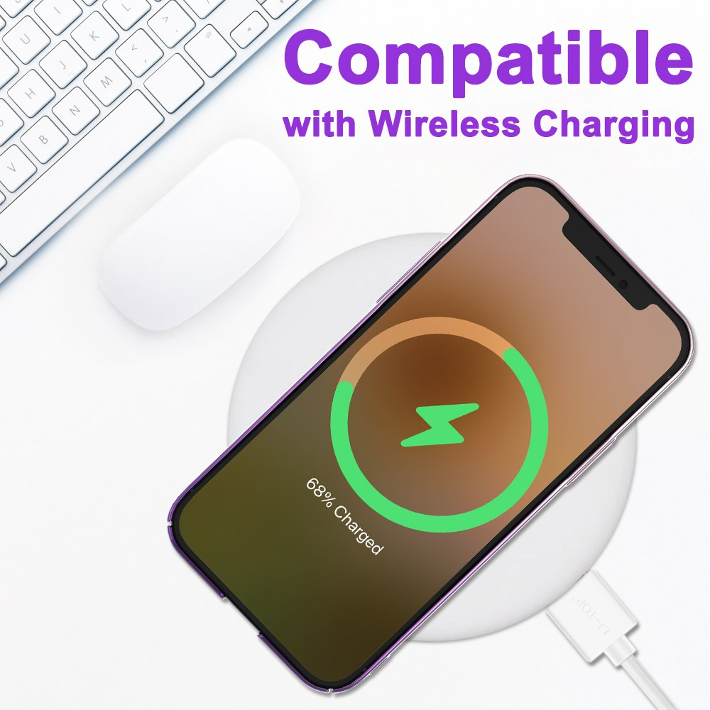 iPhone 12/12 PRO KINGXBAR Crystal violetinė nugarėlė BUTTERFLY 4