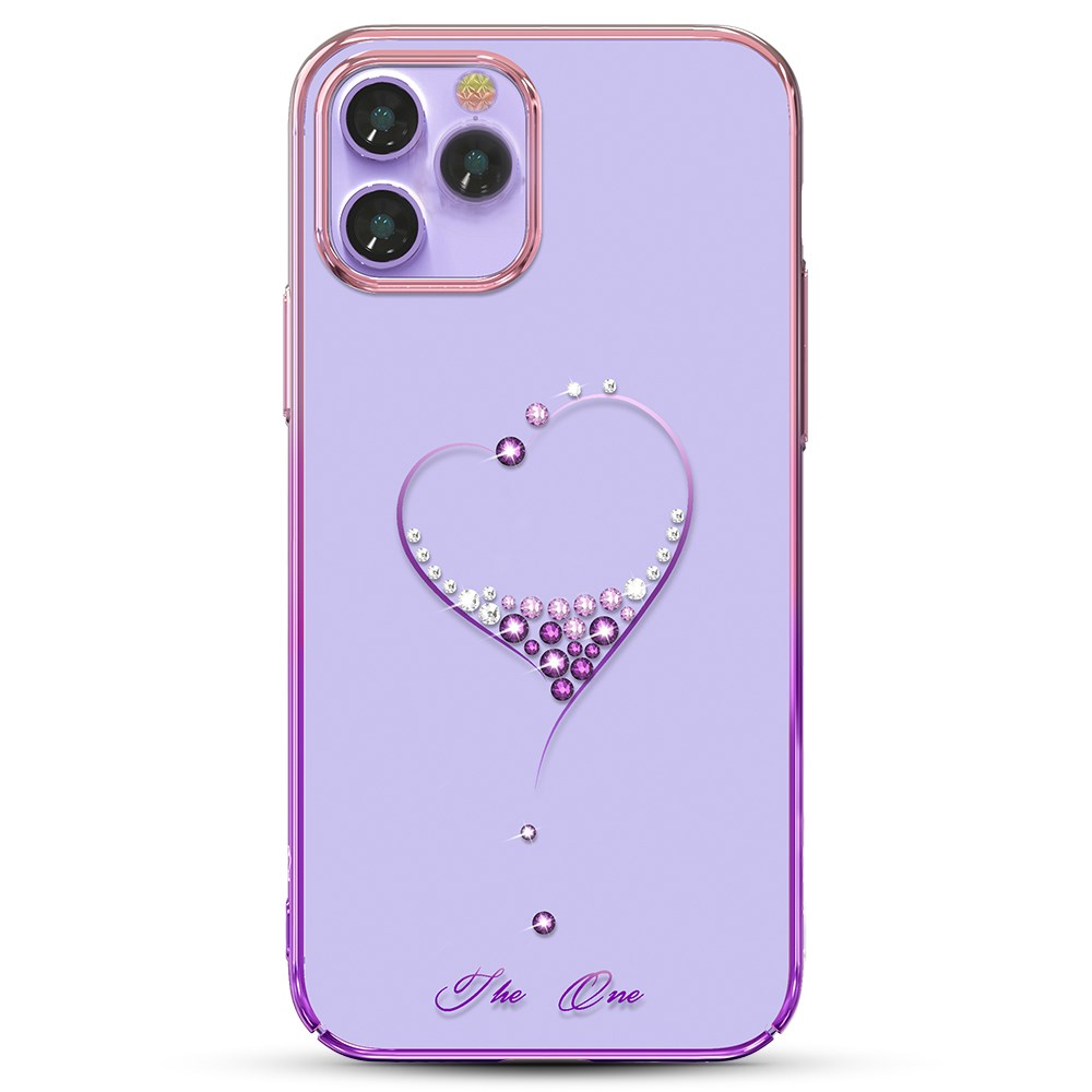 iPhone 12/12 PRO KINGXBAR Crystal violetinė nugarėlė WISH 7