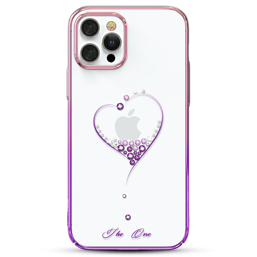 iPhone 12/12 PRO KINGXBAR Crystal violetinė nugarėlė WISH