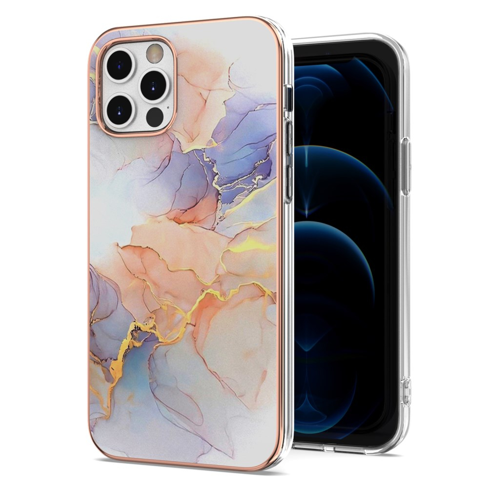 iPhone 12/12 PRO Tracy nugarėlė MILKY WAY MARBLE White