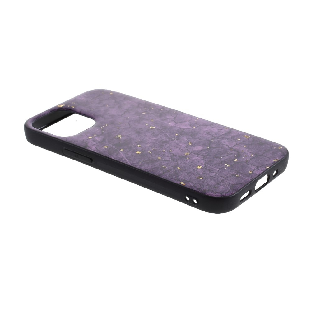 Iphone 12/12 PRO violetinė EPOXY MARBLE nugarėlė 4