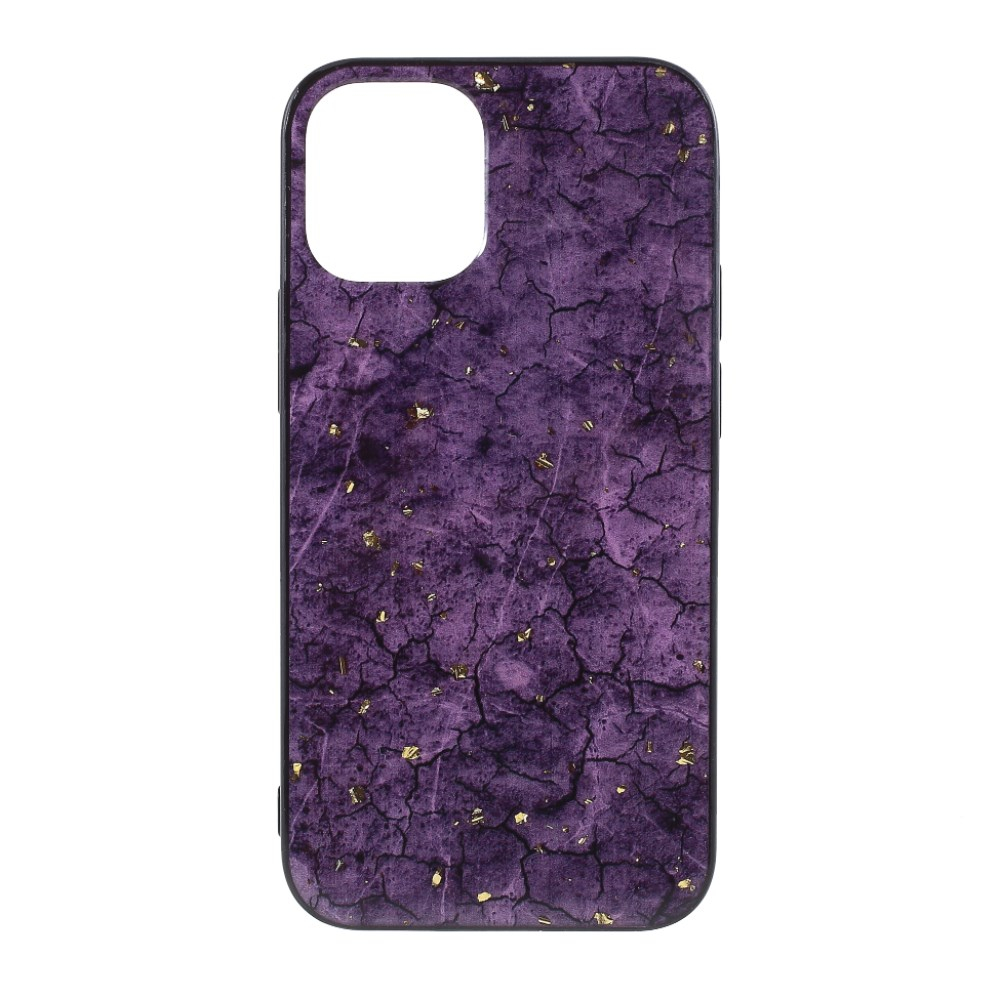 Iphone 12/12 PRO violetinė EPOXY MARBLE nugarėlė
