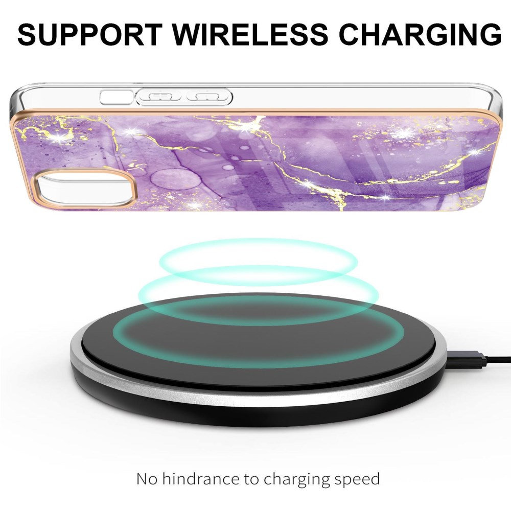 iPhone 13 MINI Tracy nugarėlė MILKY WAY MARBLE Purple 2