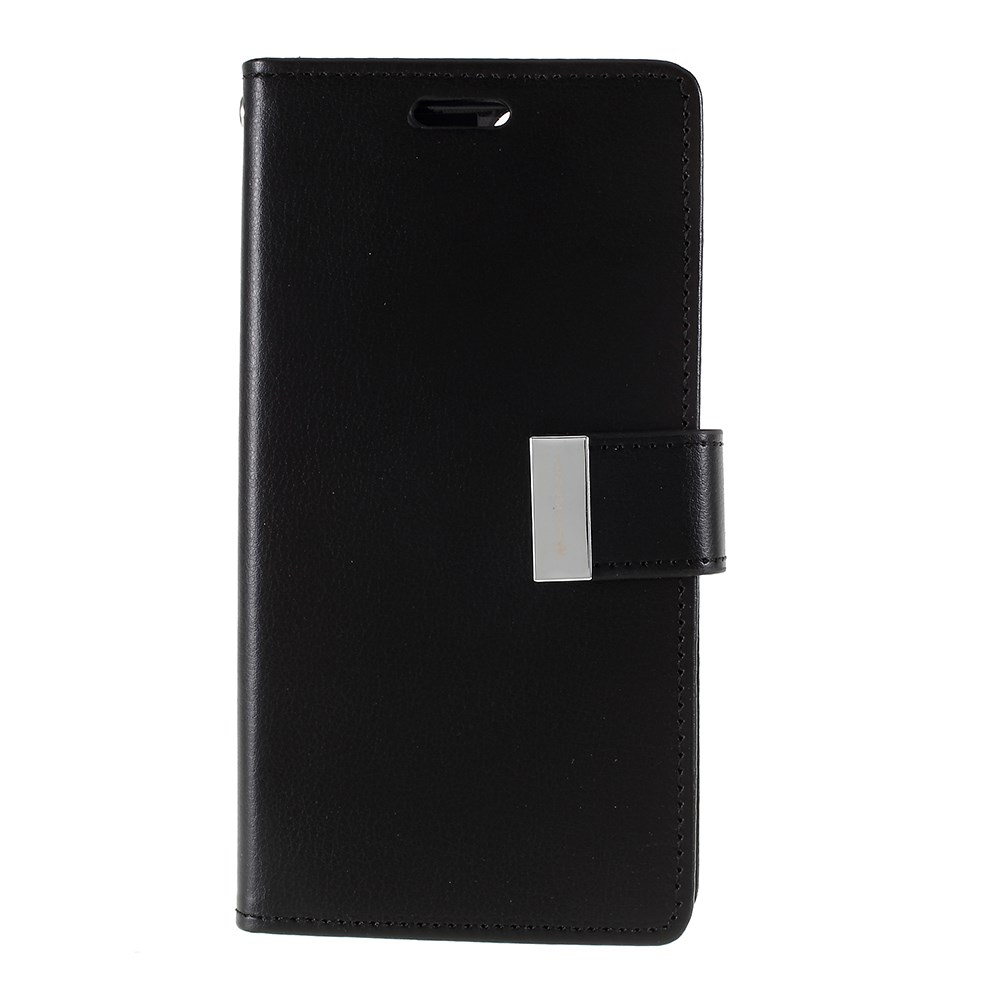 iPhone 13 PRO MAX juodas MERCURY RICH DIARY dėklas