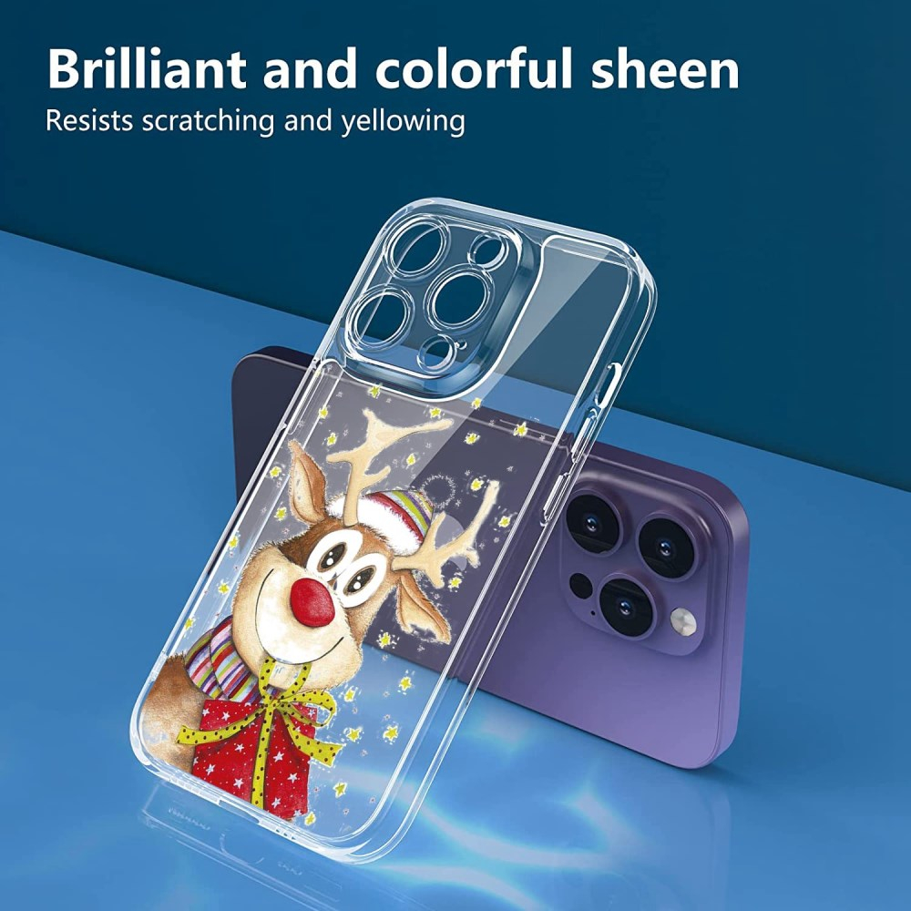 iPhone 13 PRO MAX Tracy clear nugarėlė Christmas Deer 1
