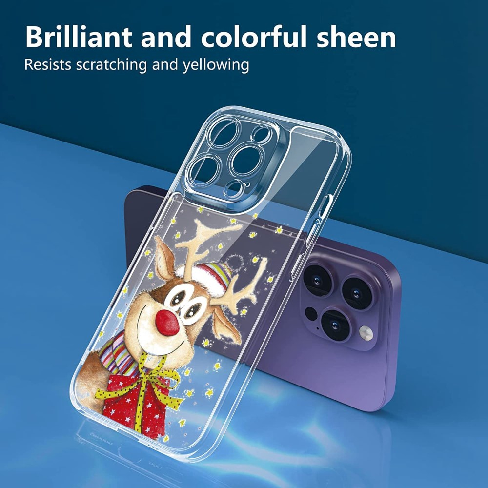 iPhone 13 PRO Tracy clear nugarėlė Christmas Deer 1