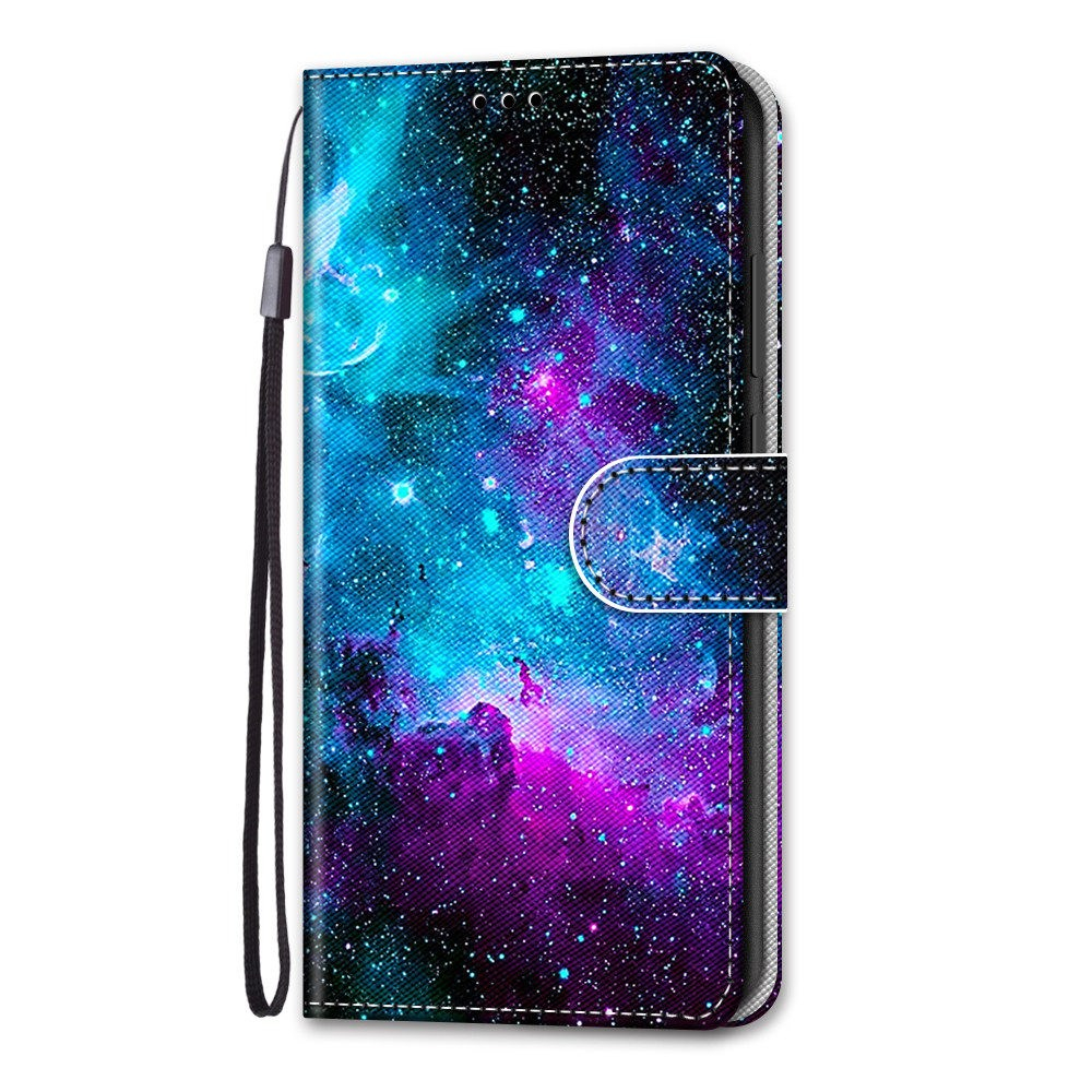 iPhone 13 Tracy fashion dėklas Purple Green Starry Sky 1