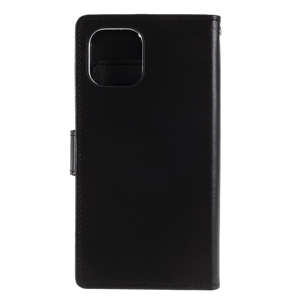 iPhone 13 PRO juodas MERCURY RICH DIARY dėklas 3