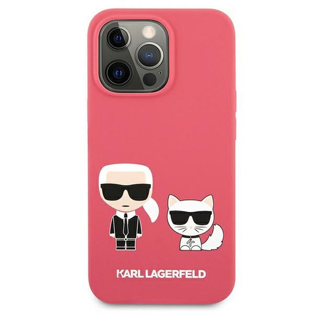 iPhone 13 PRO koralo spalvos KARL LAGERFELD nugarėlė KLHCP13LSSKCP 2