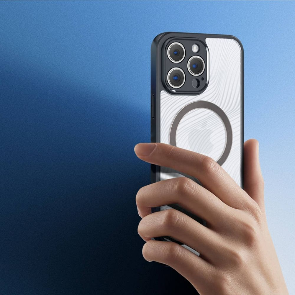 iPhone 14 PRO Black nugarėlė Dux Ducis Aimo MagSafe 7