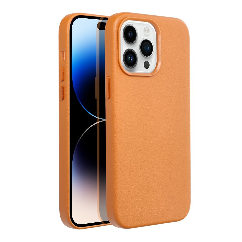 iPhone 14 PRO MAX orange MagLeather nugarėlė 1