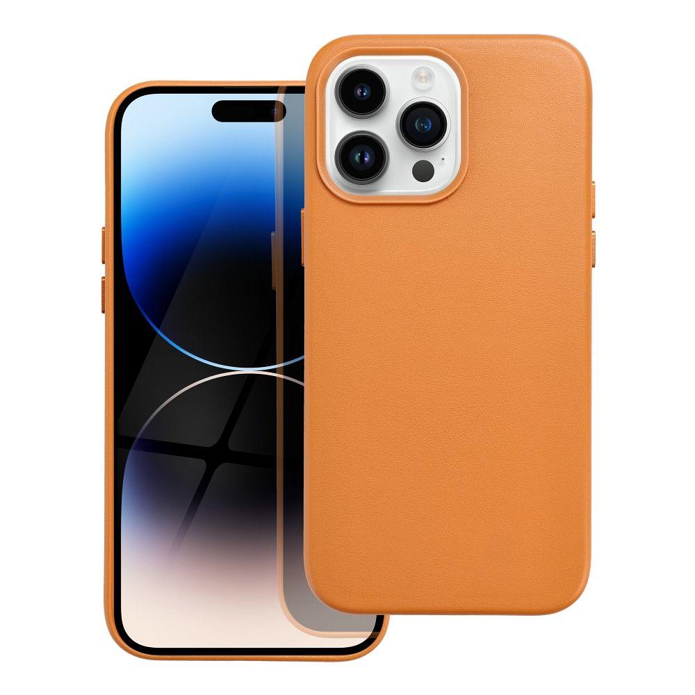 iPhone 14 PRO MAX orange MagLeather nugarėlė