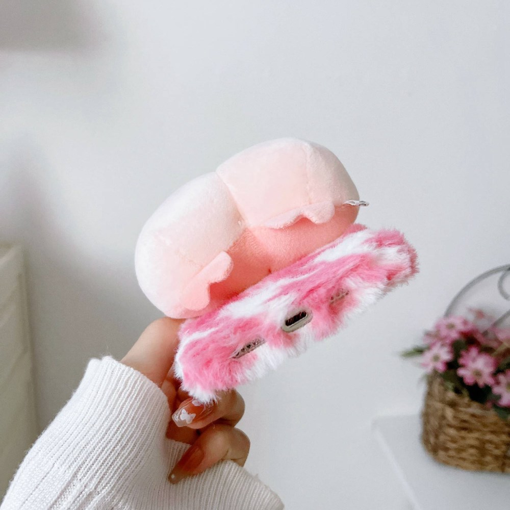 iPhone 14 PRO MAX pink nugarėlė Fluffy Monkey 5