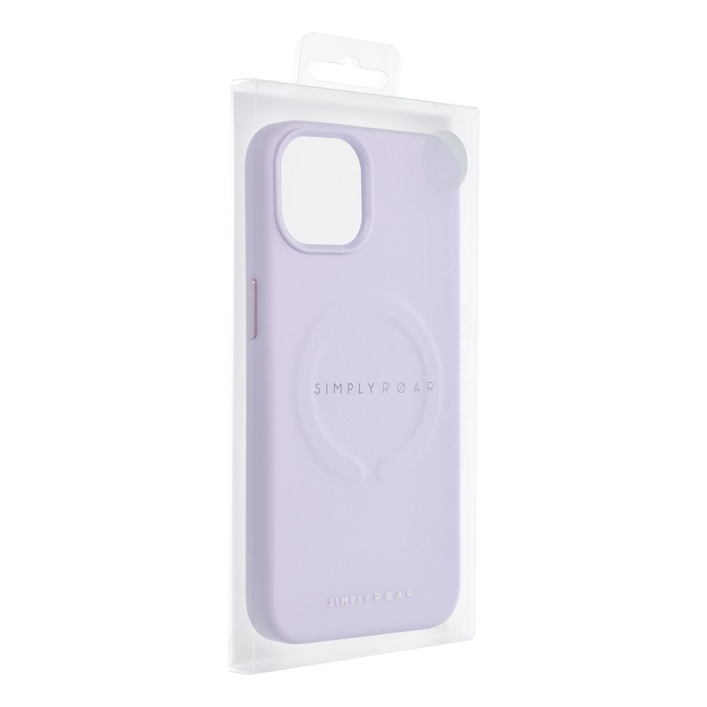 iPhone 14 PRO MAX purple ROAR LEATHER MAG nugarėlė 7