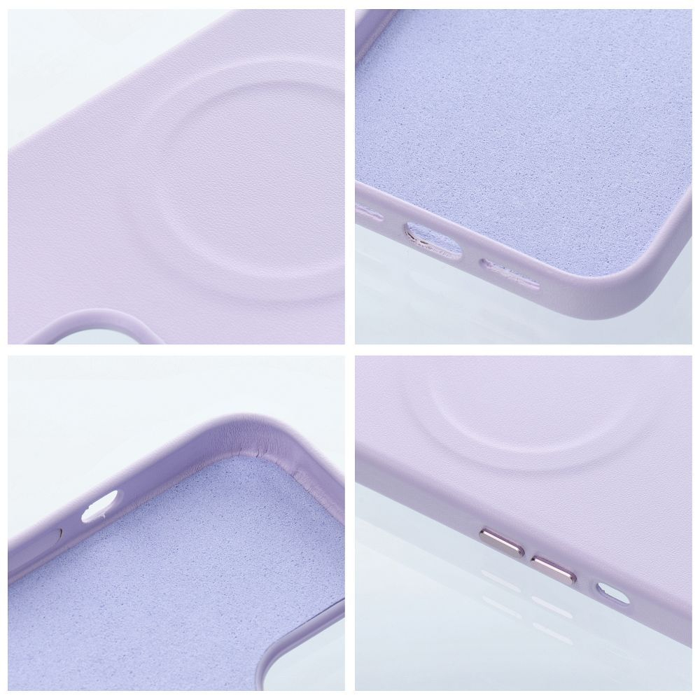 iPhone 14 PRO purple ROAR LEATHER MAG nugarėlė 7
