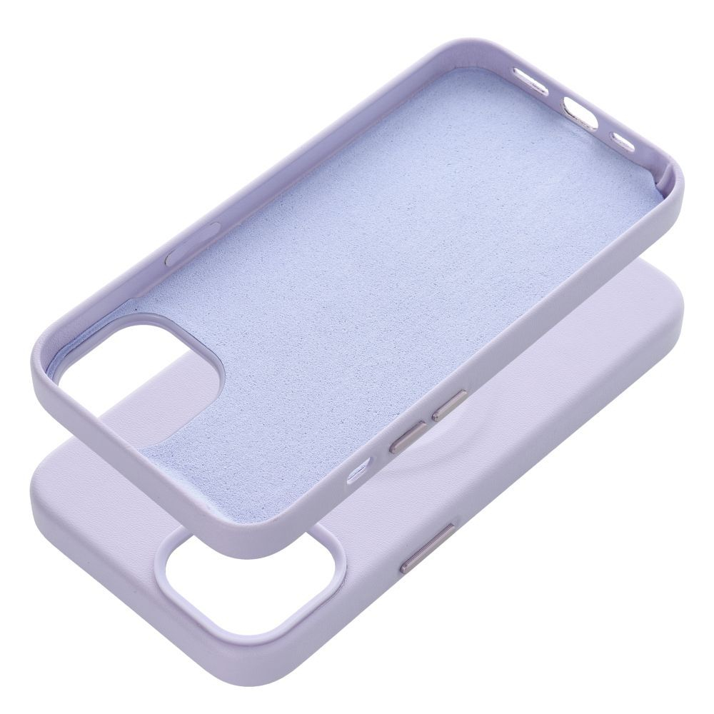 iPhone 14 purple ROAR LEATHER MAG nugarėlė 2