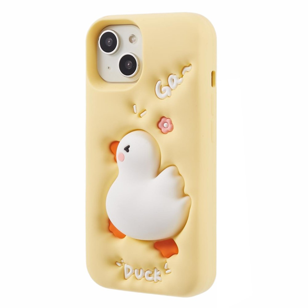 iPhone 14 Tracy nugarėlė 3D Cartoon Duck