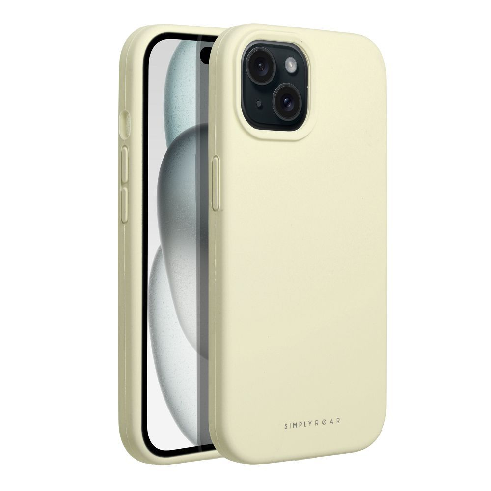 iPhone 15 Light yellow ROAR CLOUDSKIN nugarėlė 6