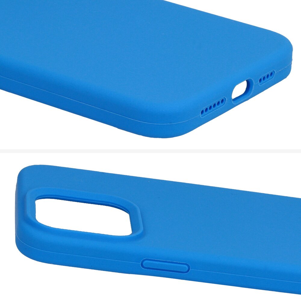 iPhone 16 blue SILICONE LITE nugarėlė 4
